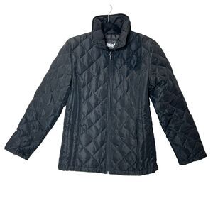 Unlisted Kenneth Cole Full Zip Quilted Down/Feather Jacket Black Women’s Medium